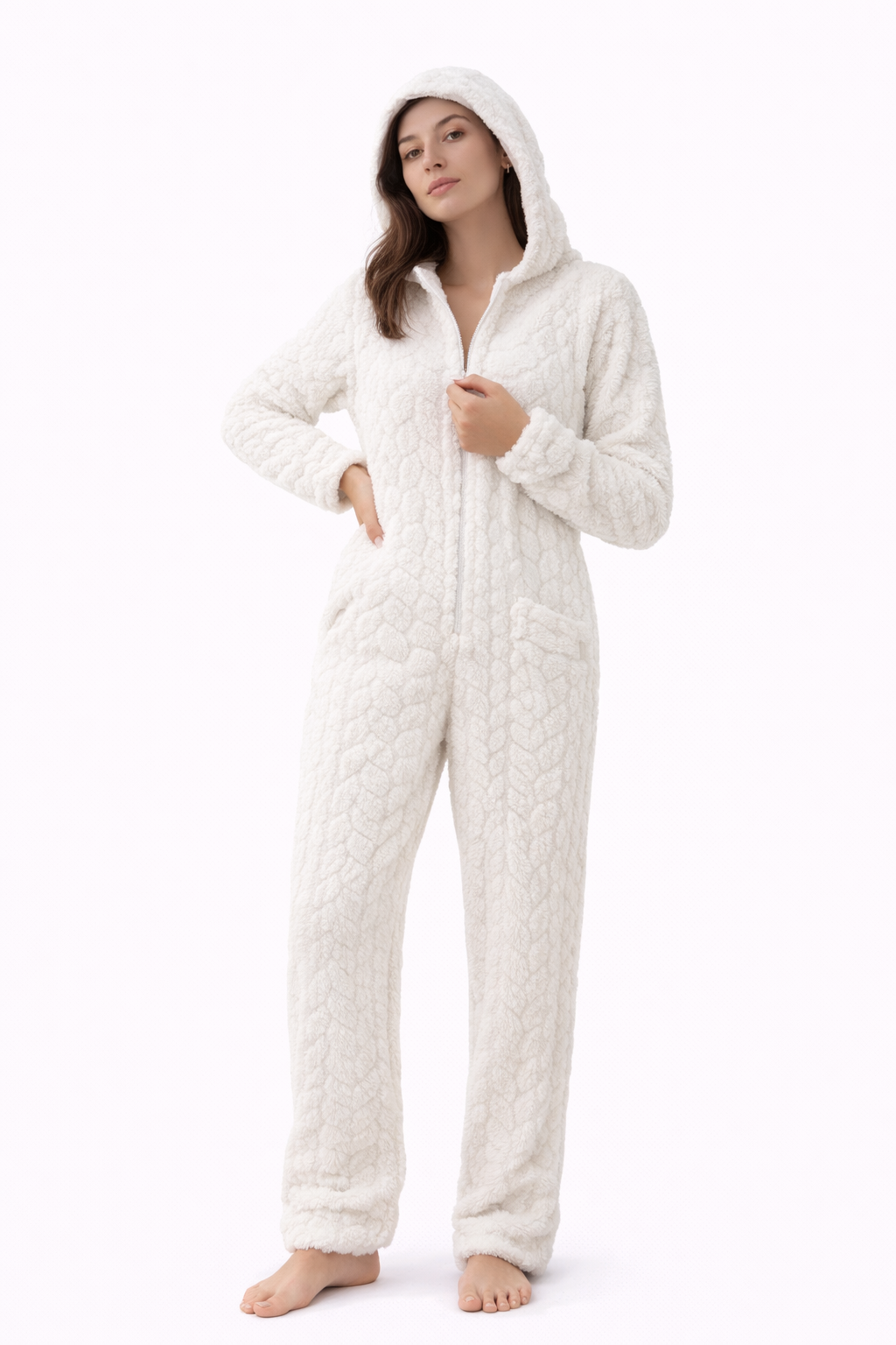 Maison Lumea Cozy Knit Jumpsuit